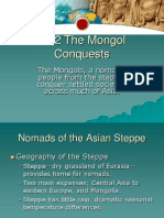12.2 The Mongol Conquests: The Mongols, A Nomadic People From The Steppe, Conquer Settled Societies Across Much of Asia