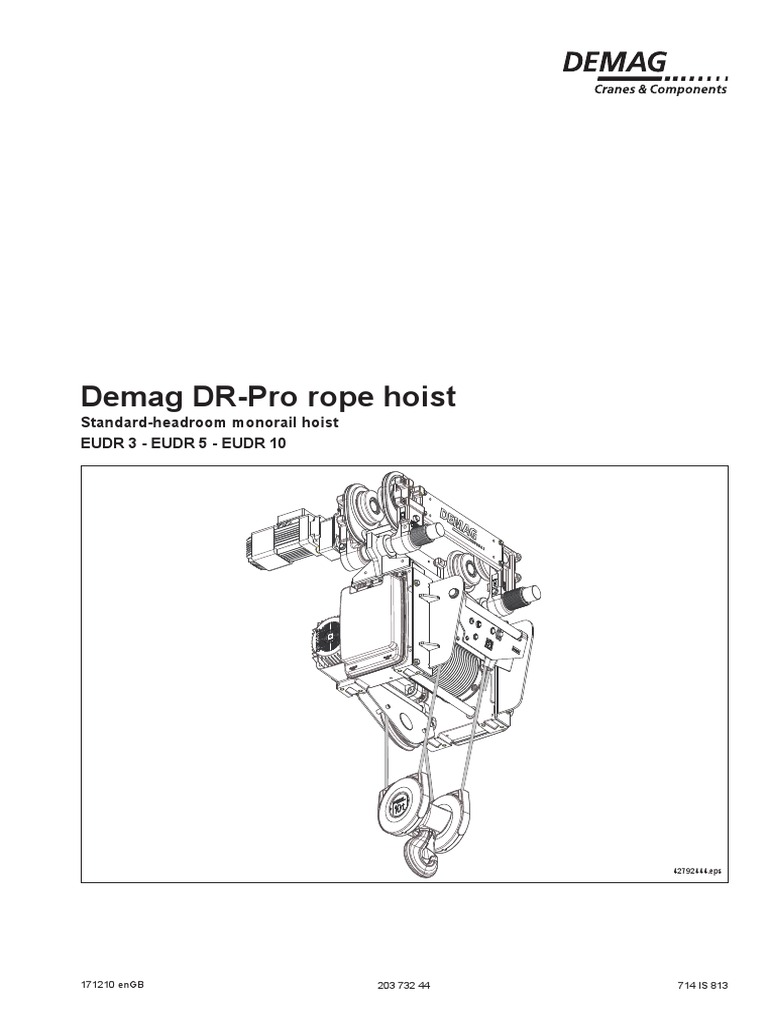 20373244 en de 101217 Demag Rope Hoist | Fuse (Electrical) | Electricity