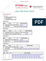 Bangalore Bus Route Search