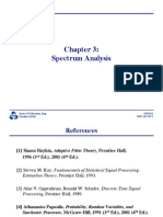 Spectrum Analysis of Signals and Systems