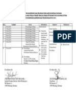 Jadual Latihan Kelab Kebudayaan (Fasa 3)