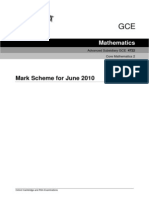 61375 Mark Scheme Unit 4722 Core Mathematics 2 June