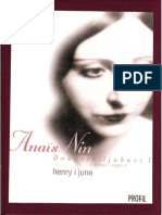 Anais Nin - Henry I June-Dnevnik Ljubavi
