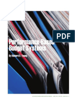 Performance Based Budgets