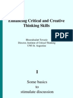 Enhancing Critical and Creative Thinking Skills
