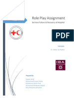 Services Marketing - Roly Play Assignemnt