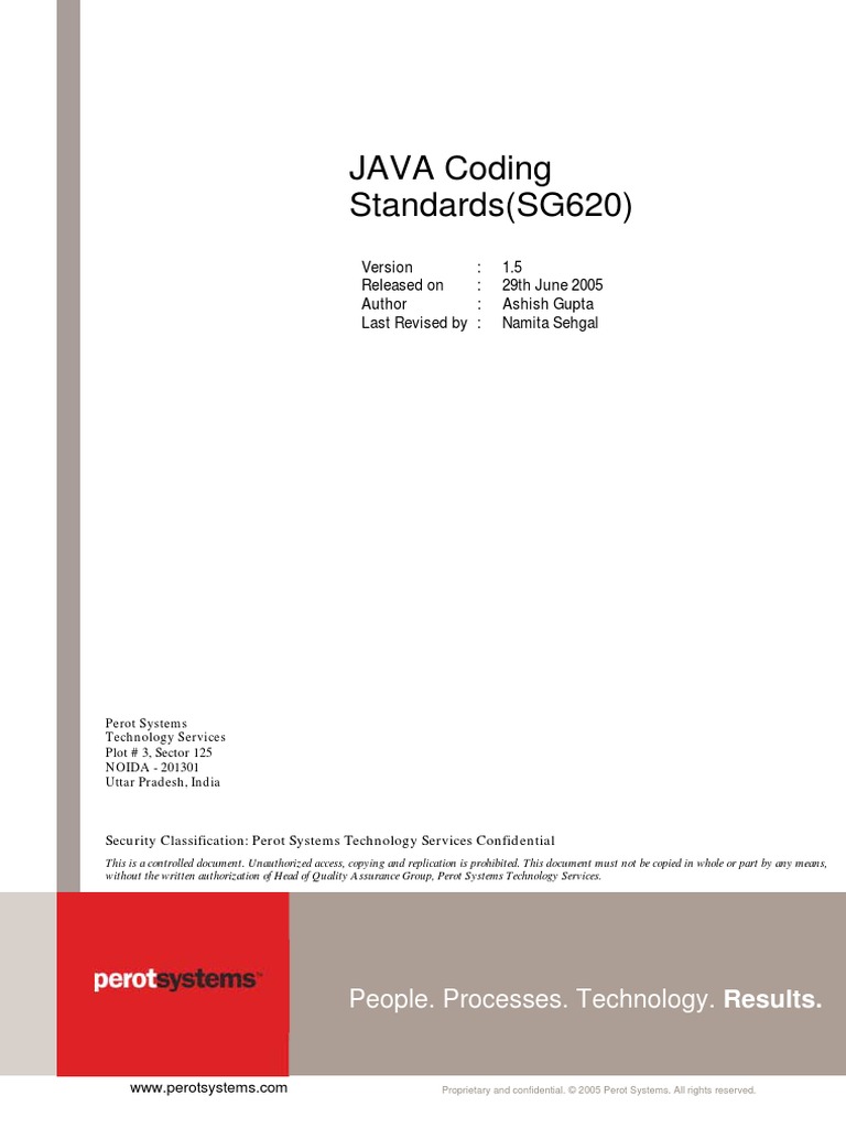 Java Standards | PDF | Class (Computer Programming) | Inheritance ...