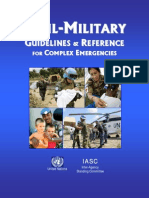 IASC Civil-Military Guidelines For Complex Emergencies