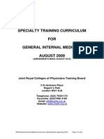 2009 GIM Curriculum Revised Aug 2012