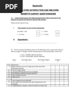 Questionnaire on Job Satisfaction