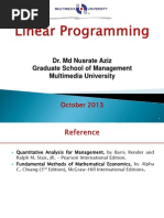 Linear Programming (Maximisation and Minimisation)