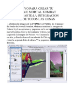 4ta Parte Tutorial Hacer Escena Mortal Kombat Con Gimp