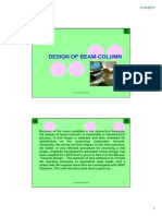 Design - Beam - Column