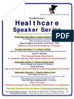 Healthcare Speaker Series