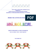 Proiect de Activitate Integrata - Iarna, Magie, Bucurie