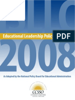 Educational Leadership Policy Standards 2008