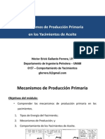 CY. 5 - Mecanismos de Producción Primaria de Los Yacimientos de Aceite