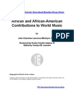 African and African-American Contributions To World Music PDF