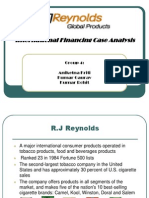 International Financing Case Analysis: Group 4: Aniketna Kriti Kumar Gaurav Kumar Rohit
