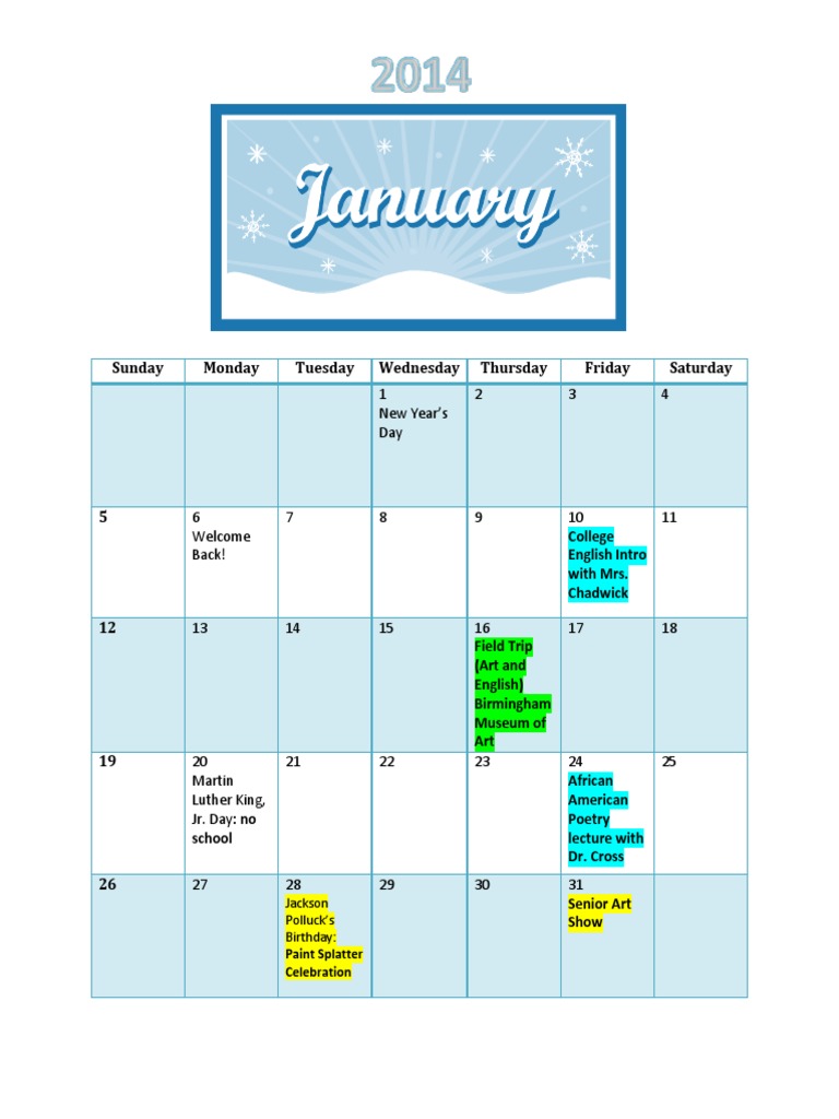 Calendar | PDF
