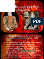 Trabalho The Elizabethan Age PDF