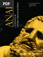 Anais do I Encontro de Estudos Clássicos da Universidade Federal da Bahia, 2012