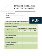 auto y coevaluacin