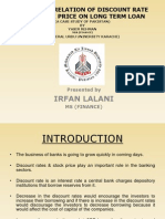 Irfan Lalani: Empirical Relation of Discount Rate and Stock Price On Long Term Loan