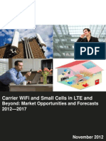 Carrier Wifi and Small Cells in Lte And: Beyond: Market Opportunities and Forecasts 2012-2017