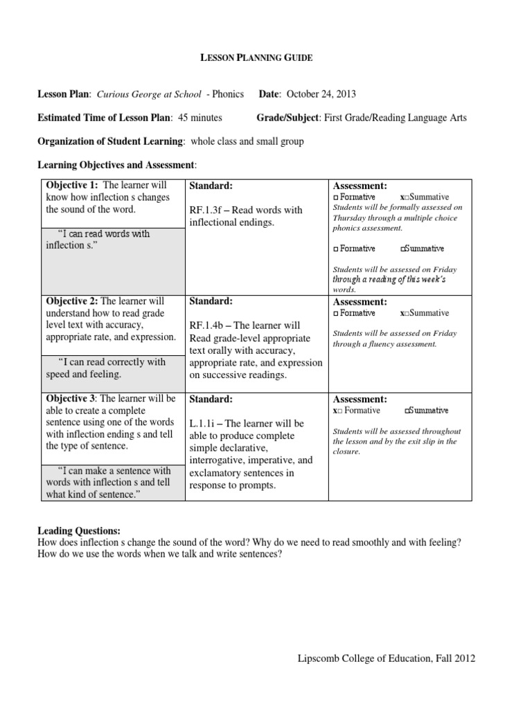 Reading Lesson 1 Direct Instruction Model Phonics Educational