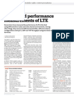 Performance Measurement LTE