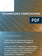 Technological Change Forecasting Methods