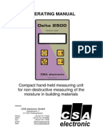 Compact Handheld Moisture Meter