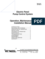 Electric Panel Pump Control System: Manual No. 5EP-OM1-0