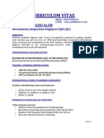 MD Sajid Alam Current Updated Cv-2012