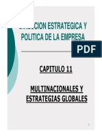 Capitulo 11 - Multinacionales y Estrategias Globales