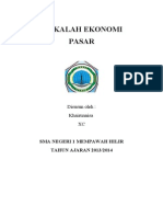 Download MAKALAH EKONOMI PASAR by Khairunnisa SN188240024 doc pdf