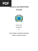 Download MAKALAH EKONOMI PASAR by Khairunnisa SN188240024 doc pdf