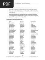 Positive Emotions List