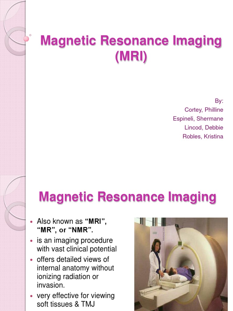 MRI: Principles and Clinical Applications | PDF | Magnetic Resonance ...