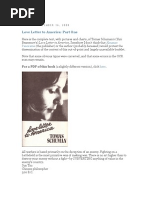Love Letter to America by Yuri Bezmenov