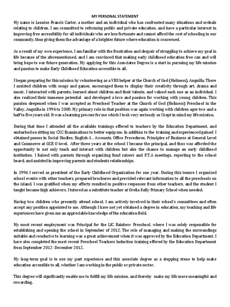 Personal statement 3 image