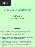  Bose Einstein Condensation