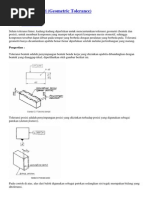 Toleransi Geometri