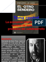 La economía informal como solución al subdesarrollo