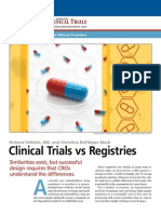 Clinical Trials Vs Registries
