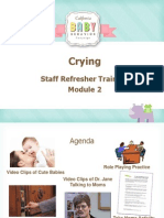 Staff Refresher on Why Babies Cry