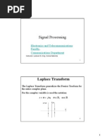 Laplace Transform-Signal Processing