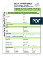 Belt Conveyor Scale DataSheet