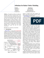 Fusion of Distributions For Radar Clutter Modeling